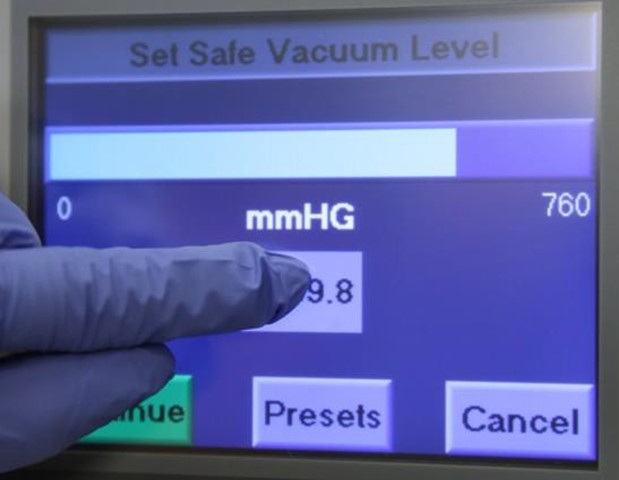 the Streamway® system touch screen